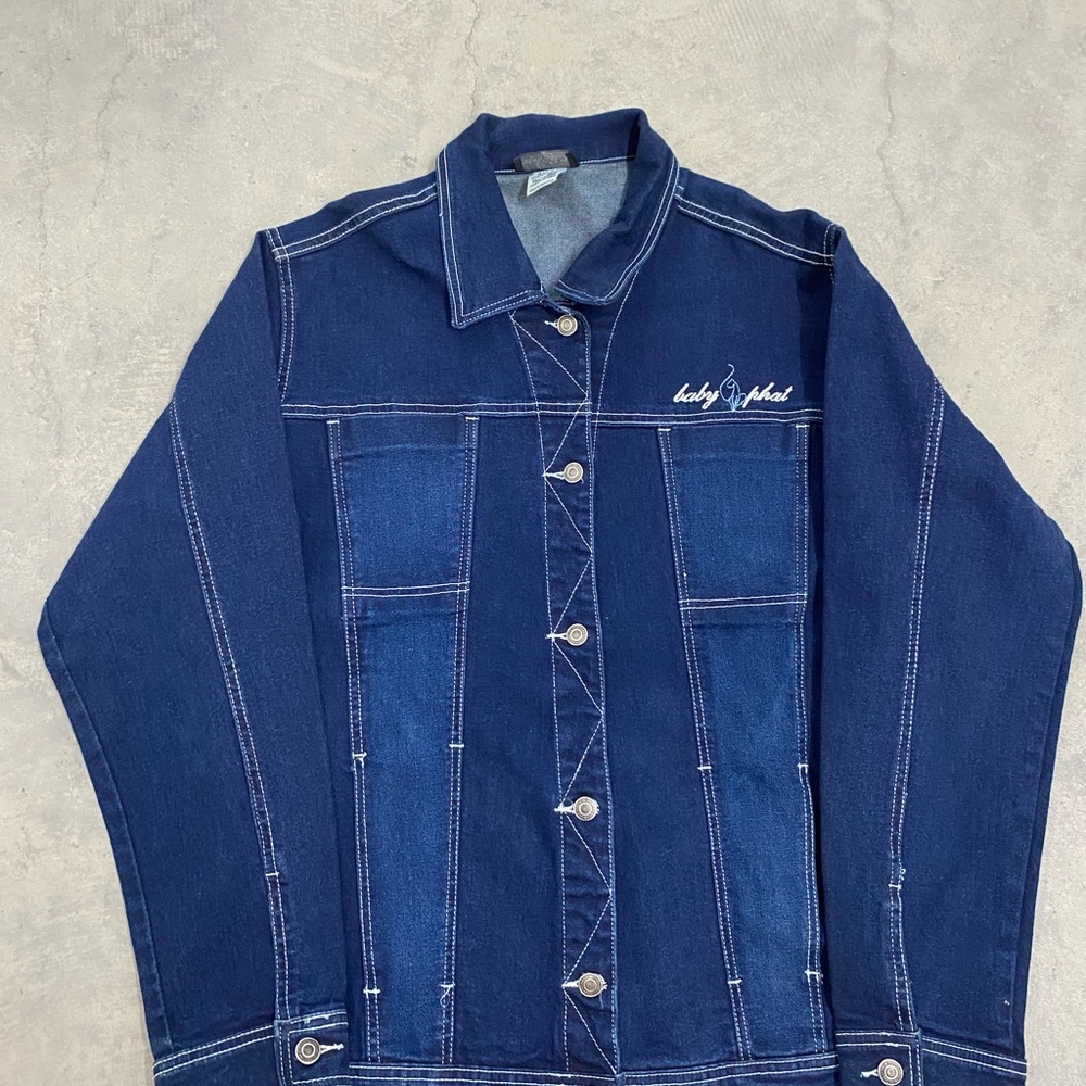 Baby Phat Blue Jean Jacket with Classic Indigo Style